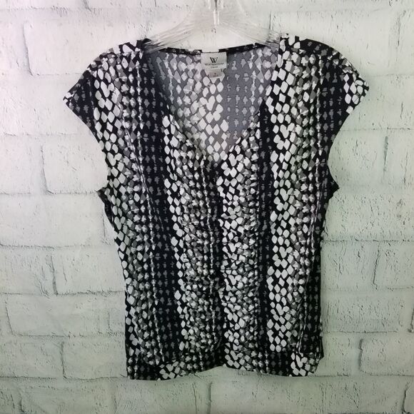 Cute Worthington Top with Ruching - Picture 1 of 8